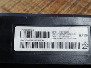 bontott OPEL ASTRA J Fűtés Vezérlő Modul