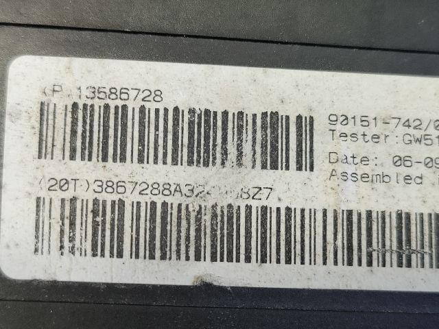 bontott OPEL ASTRA J Fűtés Vezérlő Modul