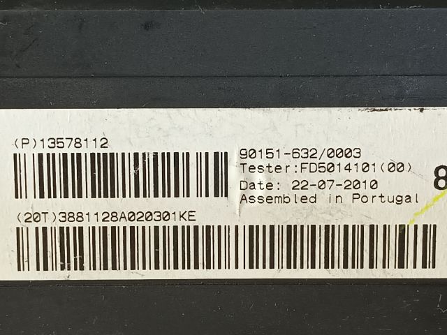 bontott OPEL ASTRA J Fűtés Vezérlő Modul