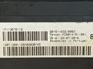 bontott OPEL ASTRA J Fűtés Vezérlő Modul