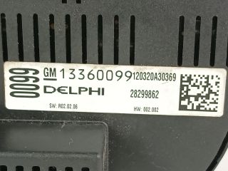 bontott OPEL ASTRA J Fűtéskapcsoló (manuális klímás)