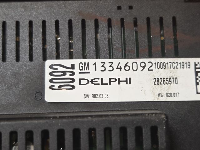 bontott OPEL ASTRA J Fűtéskapcsoló (manuális klímás)