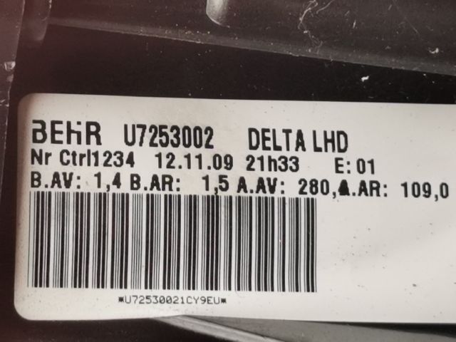 bontott OPEL ASTRA J Fűtőmotor (Klímás)