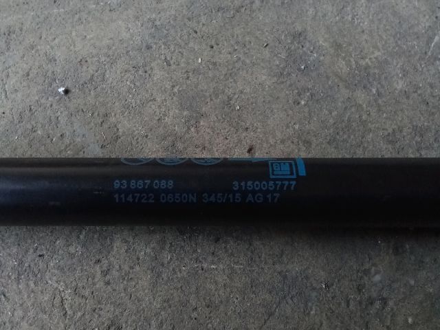 bontott OPEL ASTRA J Gázrugós Kitámasztó Teleszkóp Csomagtérajtó (Pozíciófüggetlen)