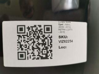 bontott OPEL ASTRA J Hátsó Szélvédő