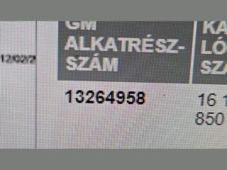 bontott OPEL ASTRA J Jobb C Oszlop Oldalablak Üveg