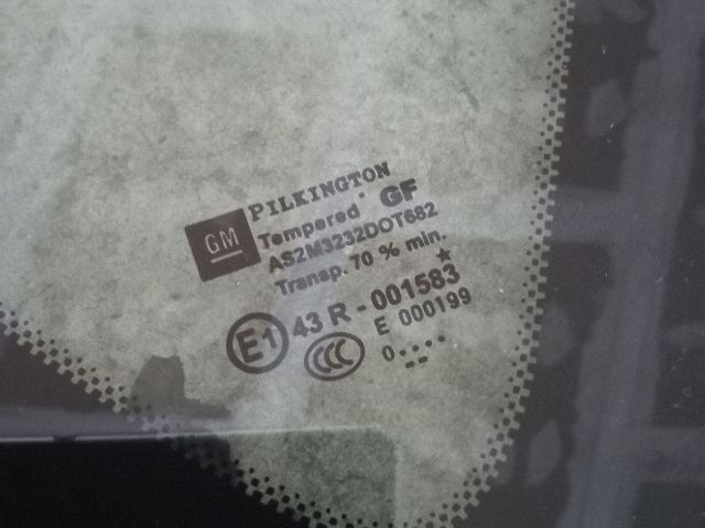 bontott OPEL ASTRA J Jobb C Oszlop Oldalablak Üveg