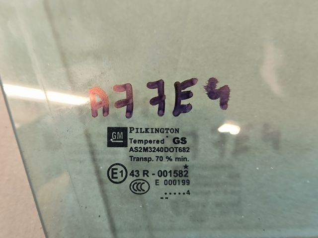 bontott OPEL ASTRA J Jobb első Ablak
