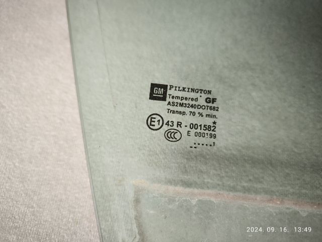 bontott OPEL ASTRA J Jobb első Ablak