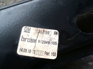 bontott OPEL ASTRA J Jobb első Ablakemelő Szerkezet (Elektromos)