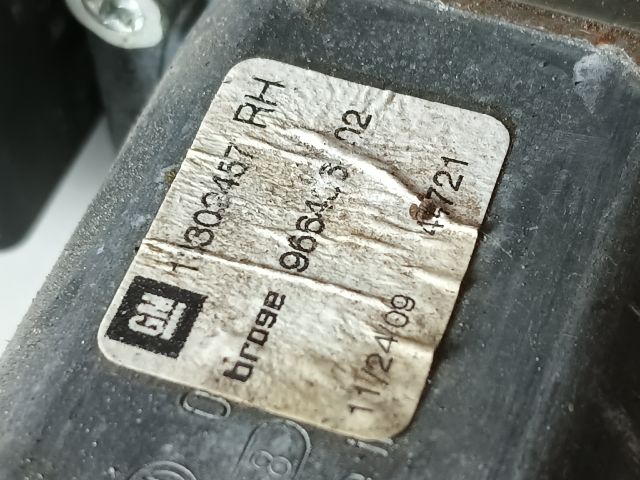 bontott OPEL ASTRA J Jobb első Ablakemelő Szerkezet (Elektromos)