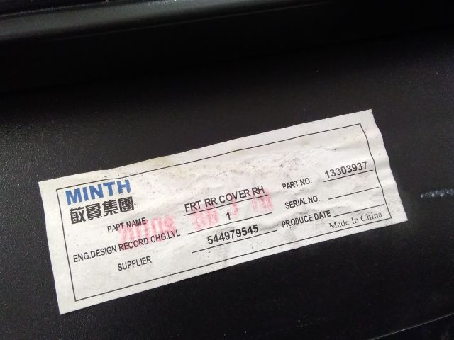 bontott OPEL ASTRA J Jobb első Ajtó Díszléc