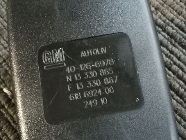 bontott OPEL ASTRA J Jobb első Biztonsági Öv Csat