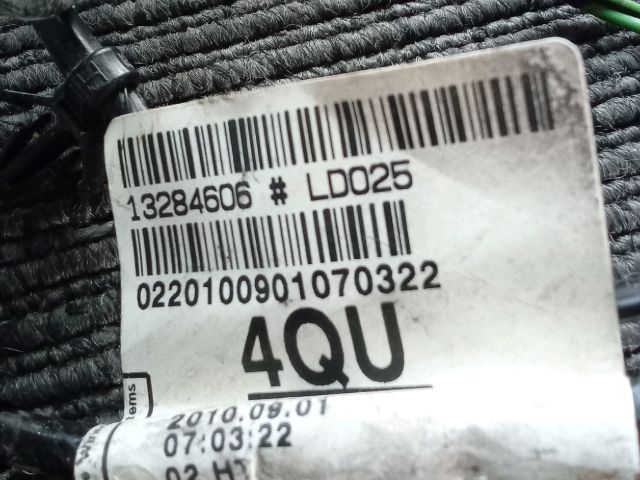 bontott OPEL ASTRA J Jobb hátsó Ajtó Kábelköteg