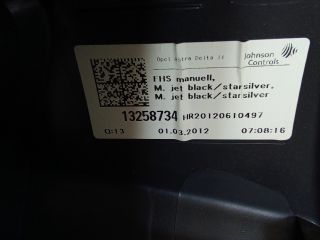 bontott OPEL ASTRA J Jobb hátsó Ajtó Kárpit