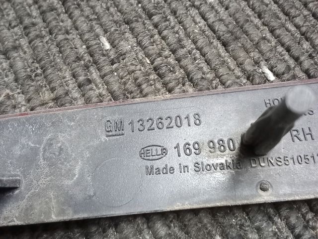 bontott OPEL ASTRA J Jobb hátsó Prizma