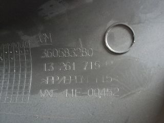 bontott OPEL ASTRA J Jobb hátsó Ülés melletti Kárpit