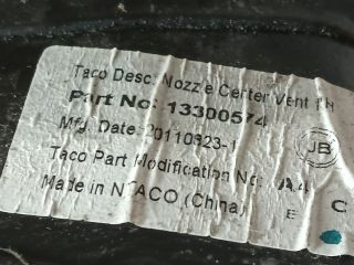 bontott OPEL ASTRA J Jobb Szellőző