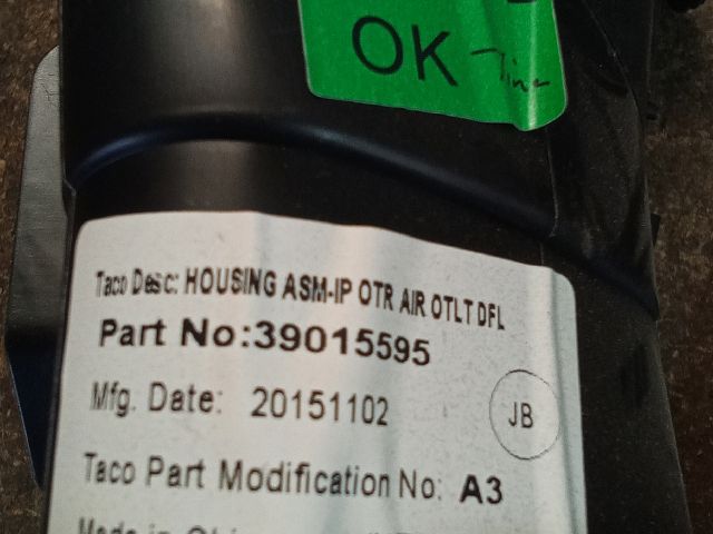 bontott OPEL ASTRA J Jobb Szellőző