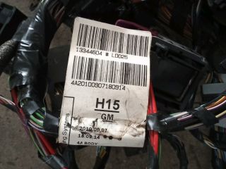 bontott OPEL ASTRA J Karosszéria Fő Kábelköteg