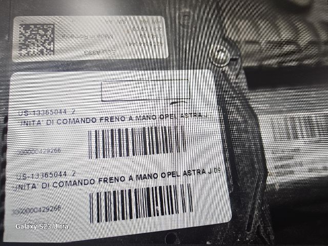 bontott OPEL ASTRA J Kézifék Elektronika