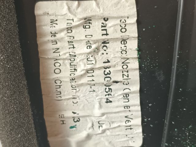 bontott OPEL ASTRA J Középső Bal Szellőző