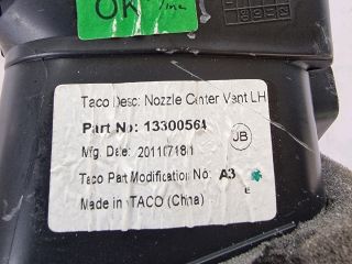 bontott OPEL ASTRA J Középső Bal Szellőző