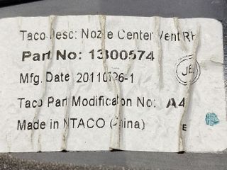 bontott OPEL ASTRA J Középső Jobb Szellőző