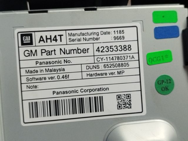 bontott OPEL ASTRA J Multifunkciós Kijelző