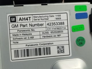 bontott OPEL ASTRA J Multifunkciós Kijelző