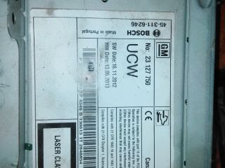 bontott OPEL ASTRA J Navigációs Fejegység