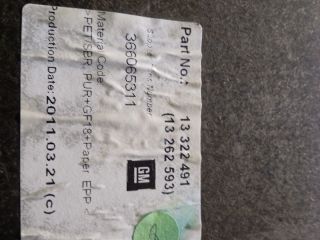 bontott OPEL ASTRA J Pótkerék Takaró