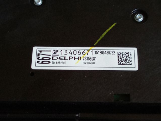 bontott OPEL ASTRA J Rádió / CD Kapcsoló