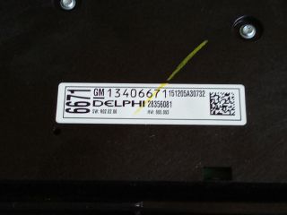 bontott OPEL ASTRA J Rádió / CD Kapcsoló