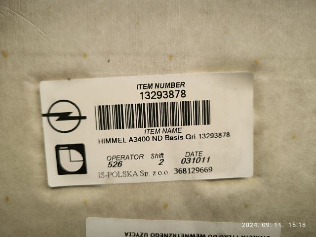 bontott OPEL ASTRA J Tetőkárpit