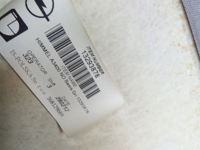 bontott OPEL ASTRA J Tetőkárpit