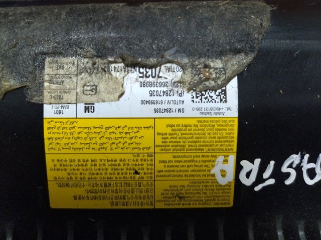 bontott OPEL ASTRA J Utasoldali Légzsák