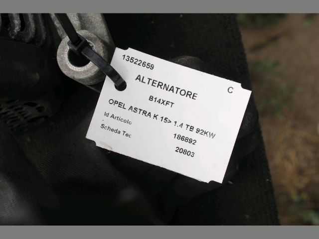 bontott OPEL ASTRA K Generátor