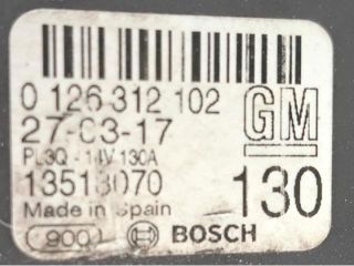 bontott OPEL ASTRA K Generátor