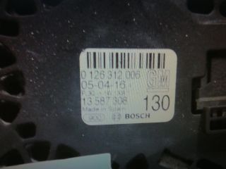 bontott OPEL ASTRA K Generátor