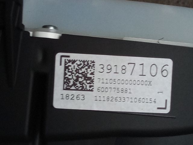 bontott OPEL ASTRA K Kilométeróra