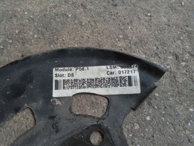 bontott OPEL ASTRA K Bal első Fék Porvédő Lemez