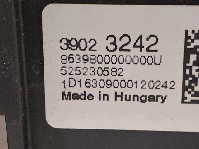 bontott OPEL ASTRA K Biztosítéktábla Motortér