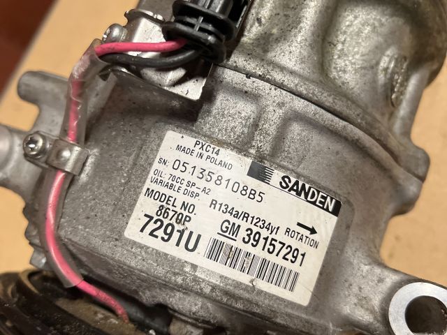 bontott OPEL ASTRA K Klímakompresszor