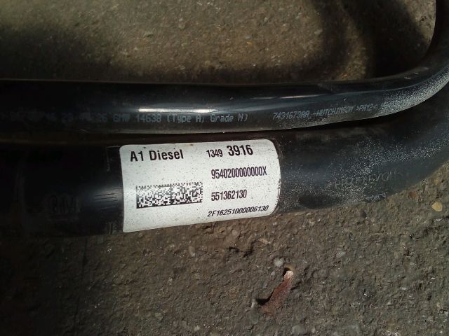 bontott OPEL ASTRA K Tankbetöltő Cső (Fém)