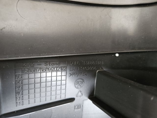 bontott OPEL ASTRA K Bal C Oszlop Burkolat