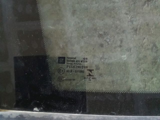 bontott OPEL ASTRA K Bal C Oszlop Oldalablak Üveg