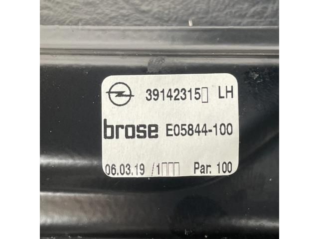 bontott OPEL ASTRA K Bal első Ablakemelő Szerkezet (Elektromos)