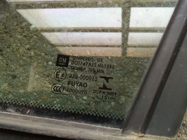 bontott OPEL ASTRA K Bal első Fixüveg (Ajtóban)