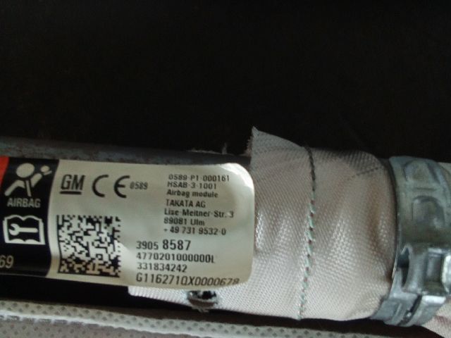 bontott OPEL ASTRA K Bal első Függöny Légzsák